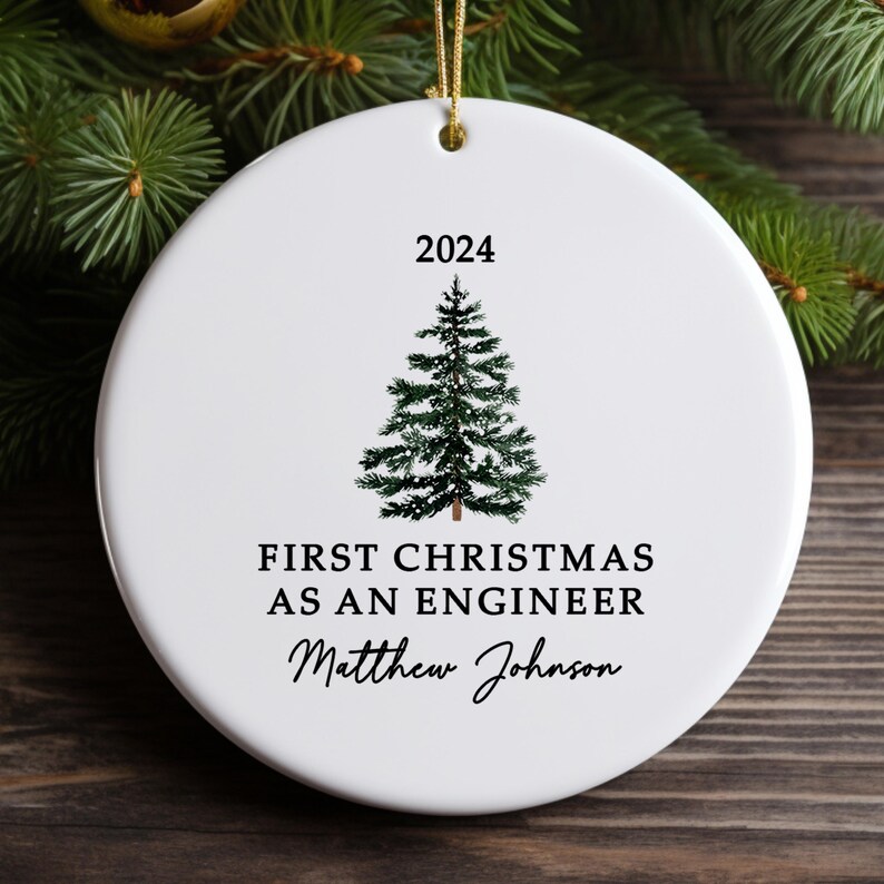 Engineer Christmas Ornament,