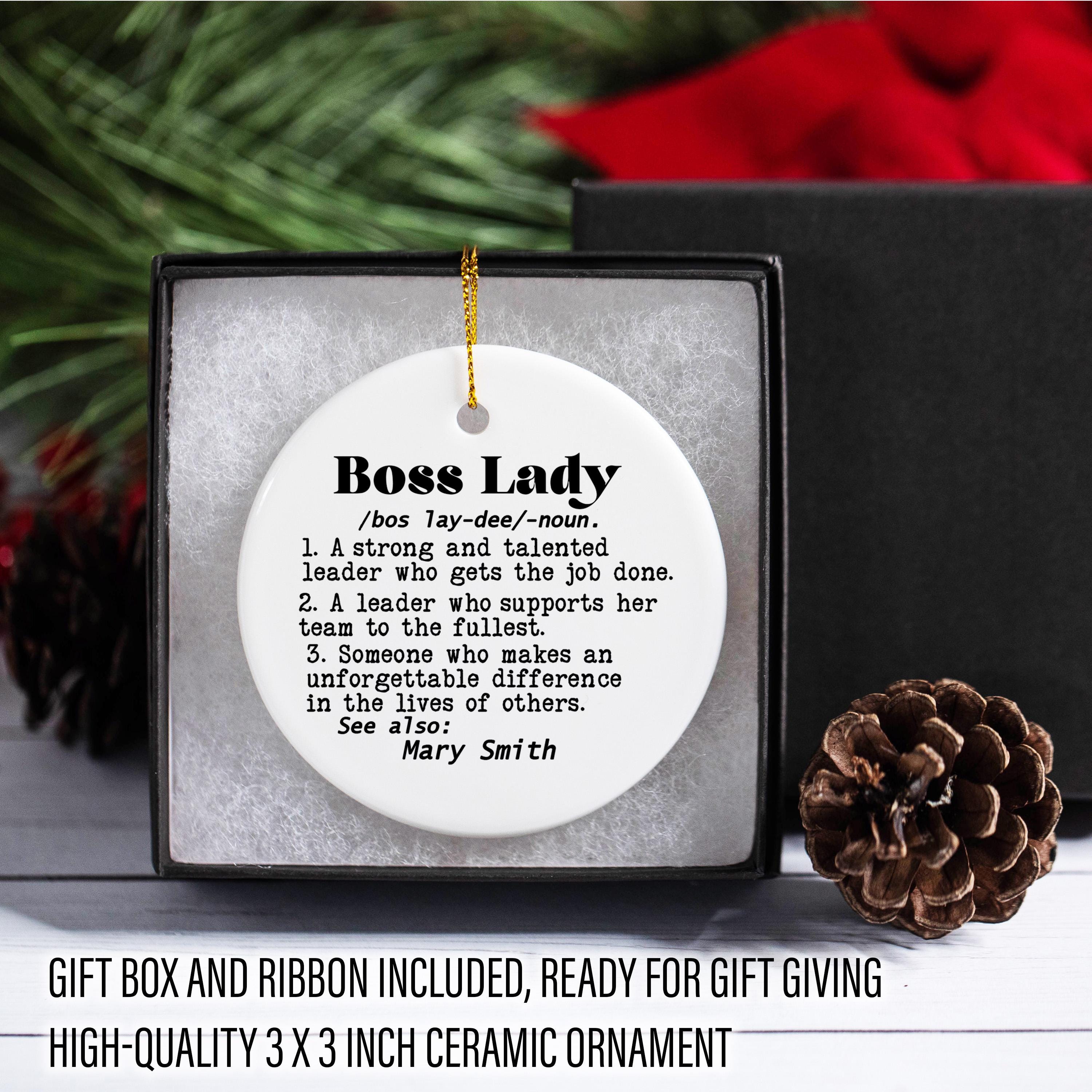 Boss Lady Ornament, Gift for Boss Lady, Boss Ornament,secret Santa Gift for  Coworker,coworker Gift,boss Xmas Gift,personalized Gift for Boss - Etsy, image size:3000x3000