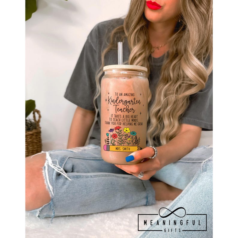 Personalized Kindergarten Teacher Mug,