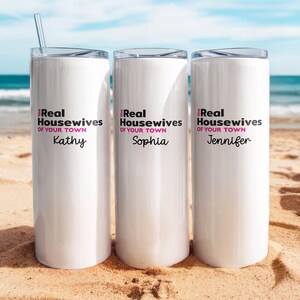 Taza de viaje con asa de 40 oz de Real Housewives: regalo personalizado para mamá, amiga, vecina o cualquier otra persona. imagen 3