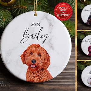 Golden Doodle Ornament, Labradoodle Christmas Ornament, Goldendoodle Ornament, New Dog Owner Gift,Labradoodle Gift,Doodle Gifts,Dog Ornament