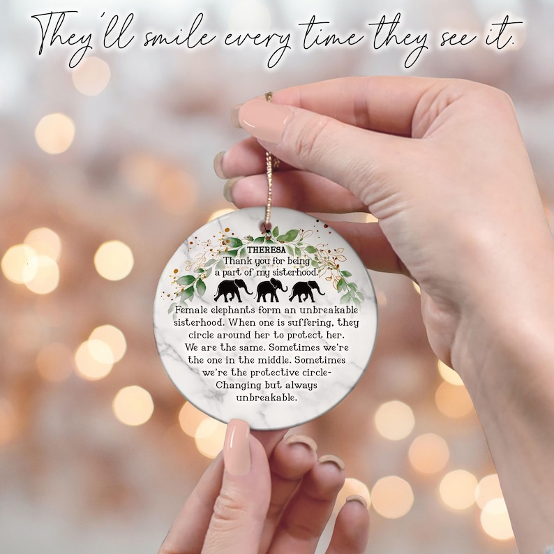 Bestie Ornament