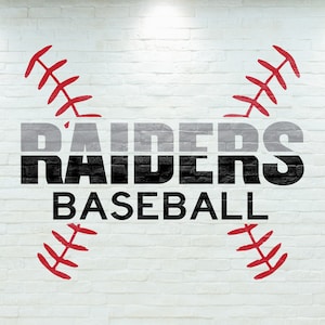 Raiders Baseball with Seams