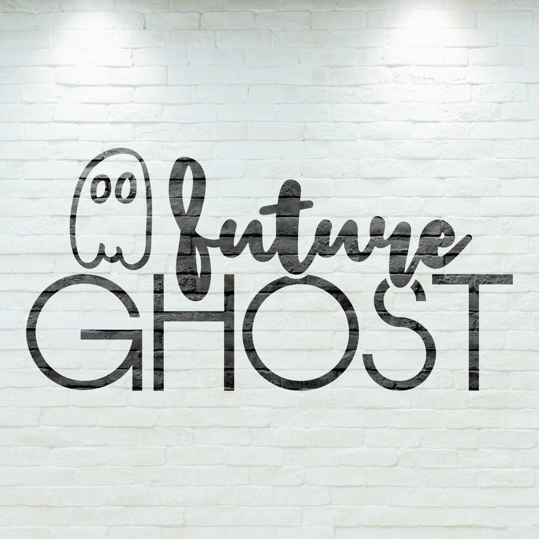 Future Ghost - Script Font - Halloween SVG - Etsy