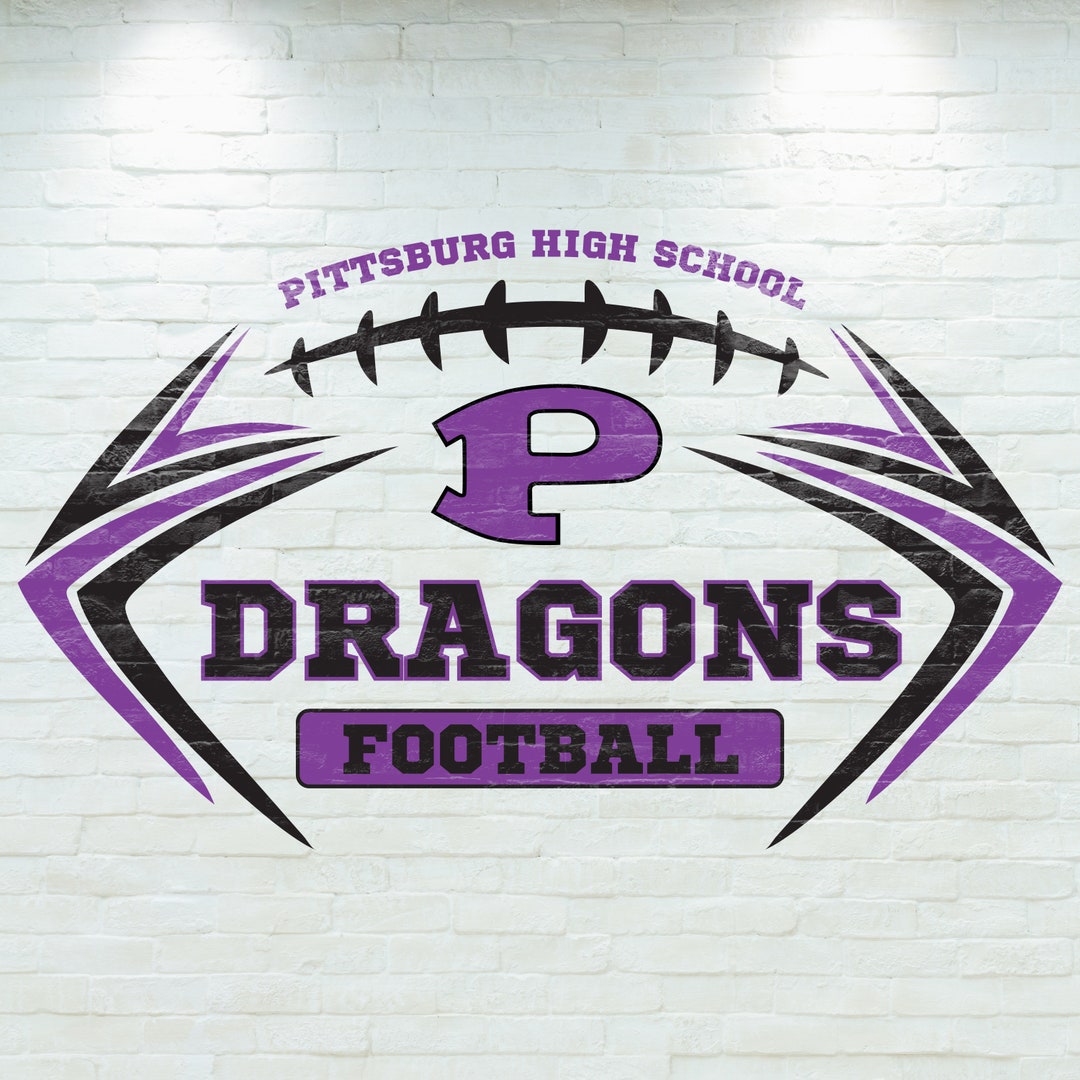 pittsburg-high-school-purple-dragons-football-etsy