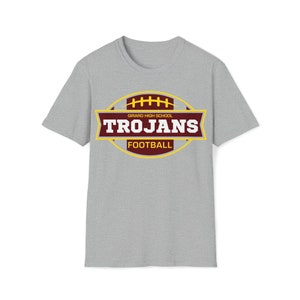 Girard High School Trojans Football T-Shirt - With Football