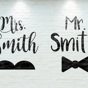 Mr. and Mrs. Smith - Couples Wedding Design
