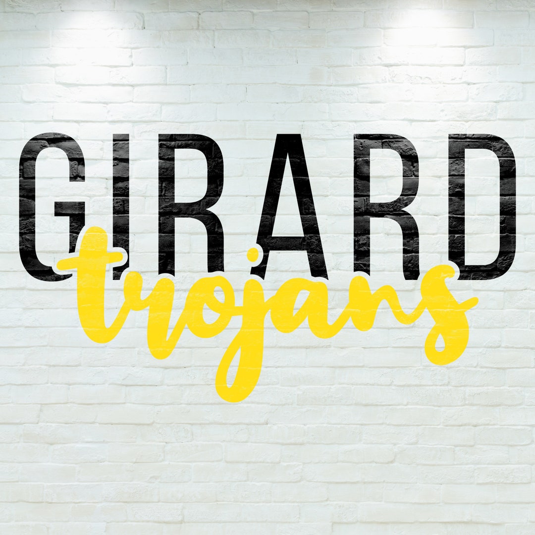 Girard Trojans Cute SVG - Etsy