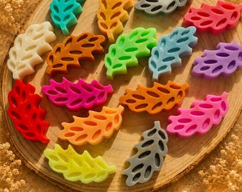 Scented wax melt "Leaf" – Handmade vegetable wax | Eco-friendly wax melt | Scented homemade gift