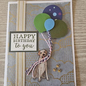 Carte d'anniversaire Labrador