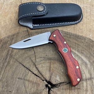 Handmade Folding Knive With Case Custom Pocket Knife Lock Back Survival Knife Tactical Knife Edc Knife Custom Gifts for Boyfried Razor Sharp image 9