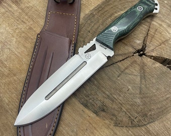 M390 Steel Handmade Hunting Knife Athame Knife Full Tang Blade Tactical Knife Birthday Gifts for Hunter Gifts For Men Knives Men Razor Sharp