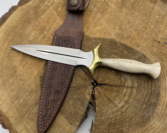 Handmade Deer Antler Handle Dagger Knife Athame Knife Hunting Knive Custom Gifts For Men Camping Gifts Personalized Gift Hunting Gifts Mens