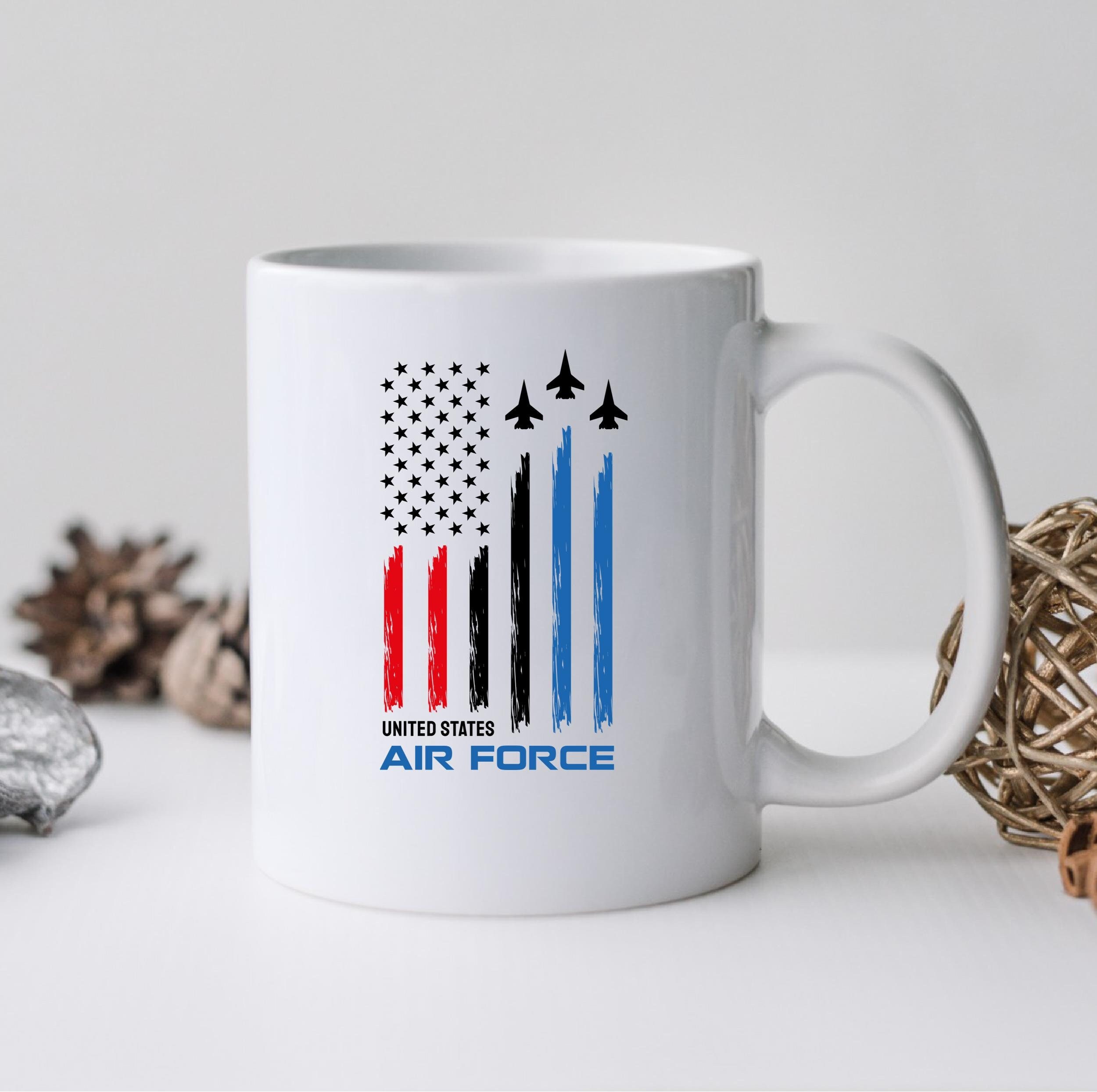 US Air Force SM-ALC MMD Support Division From The Beginning White Coffee Cup  Mug
