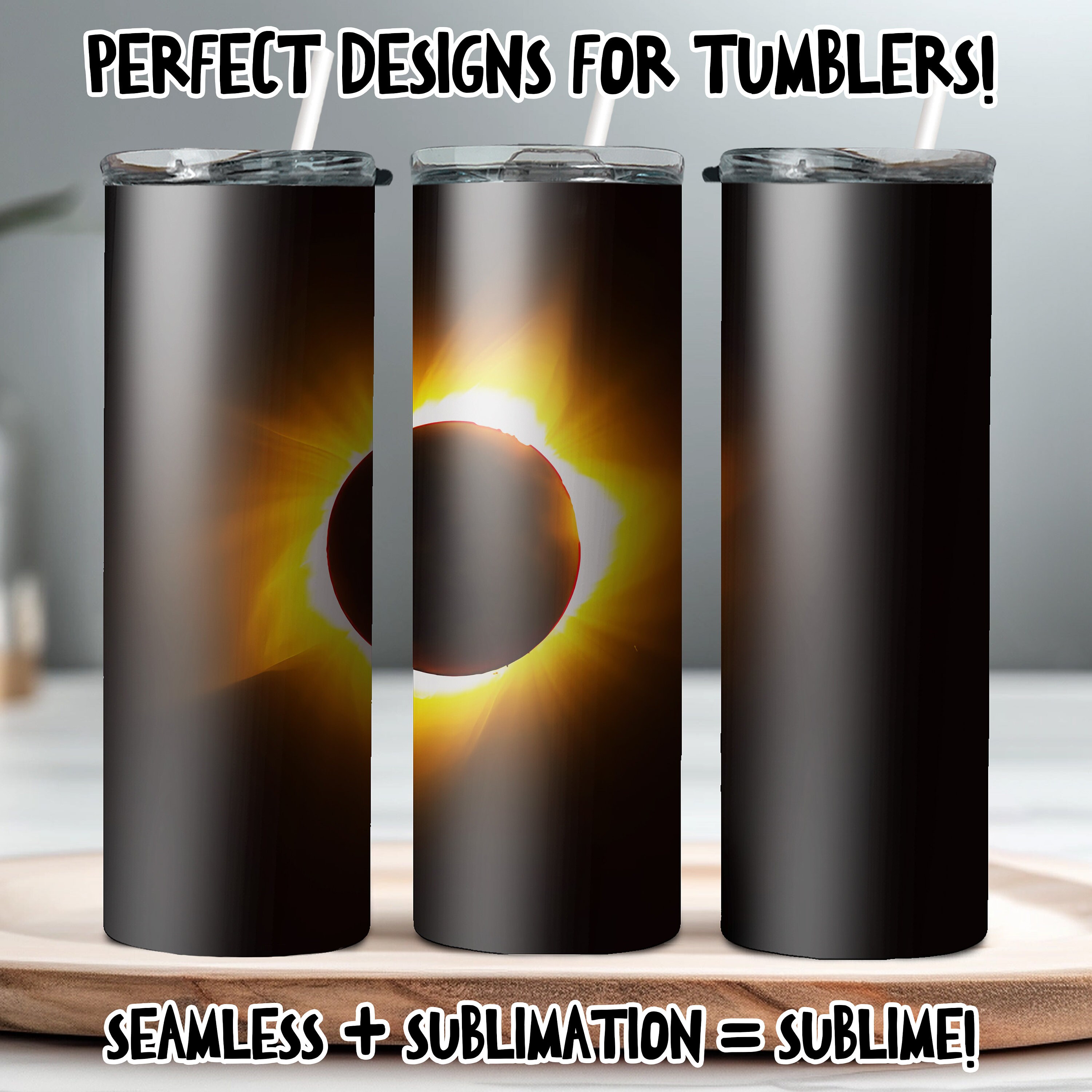 Total Solar Eclipse Digital Paper | Instant Download | Seamless ...