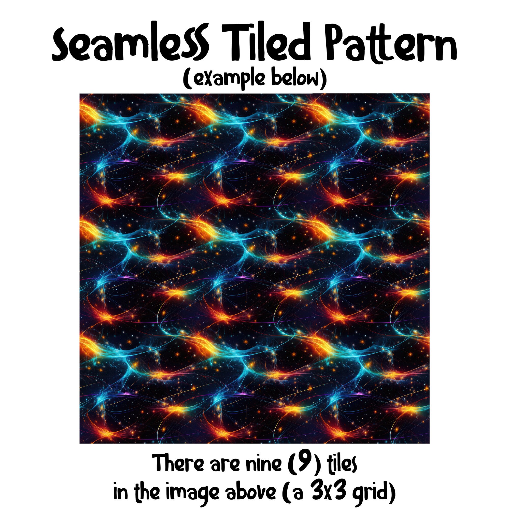 Physics String Theory Digital Paper Instant Download Seamless Patterns ...