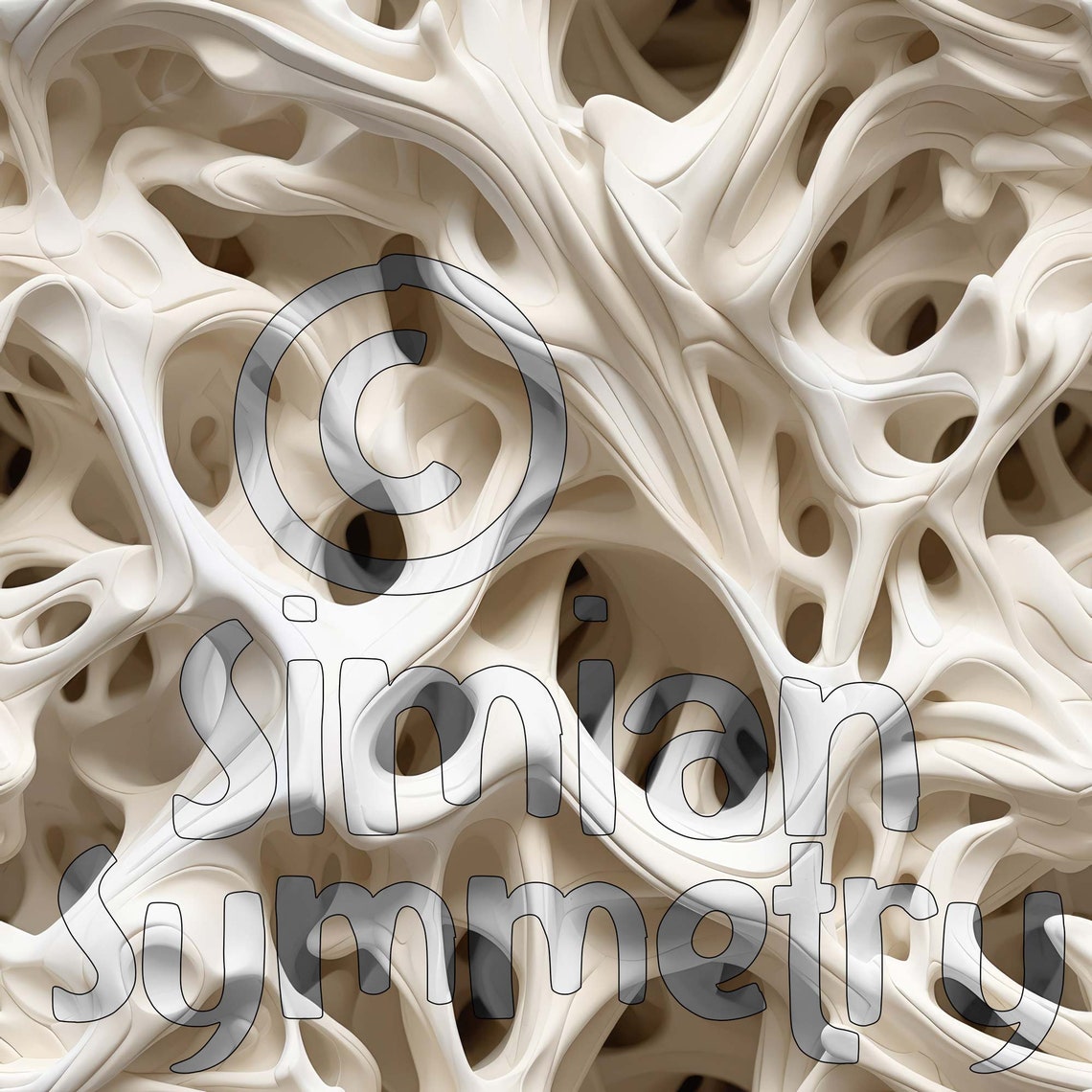White Bone Matrix Digital Paper | Instant Download | Seamless Patterns ...
