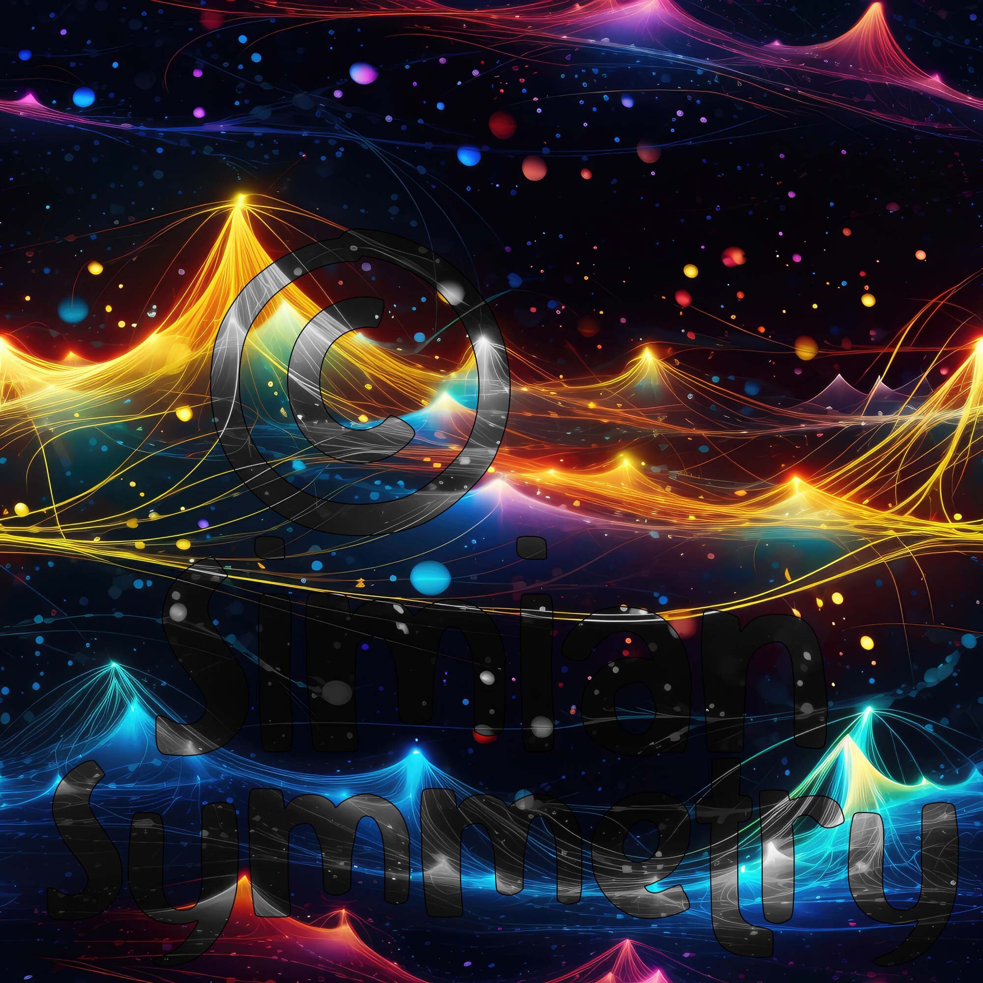 Physics String Theory Digital Paper Instant Download Seamless Patterns ...