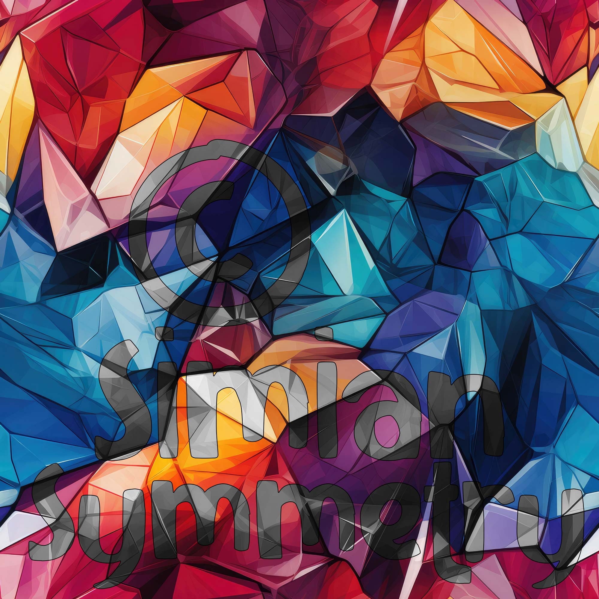 Faceted Colorful Gemstones Digital Paper | Instant Download | Seamless ...