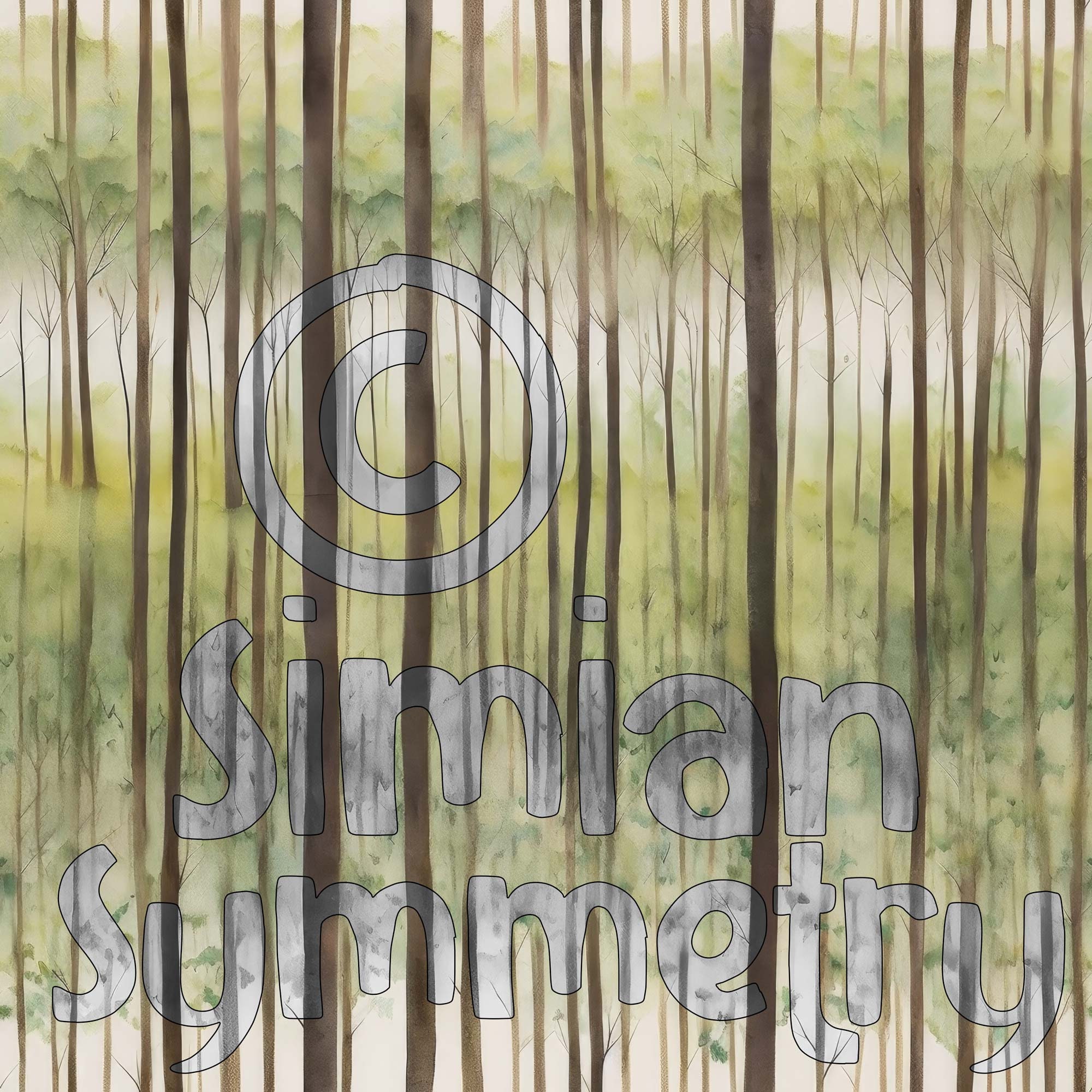 Tree Trunk Pattern Paper DIGITAL PAPER Pine Tree Trunks Series 1 | Seamless Designs | Twelve ...