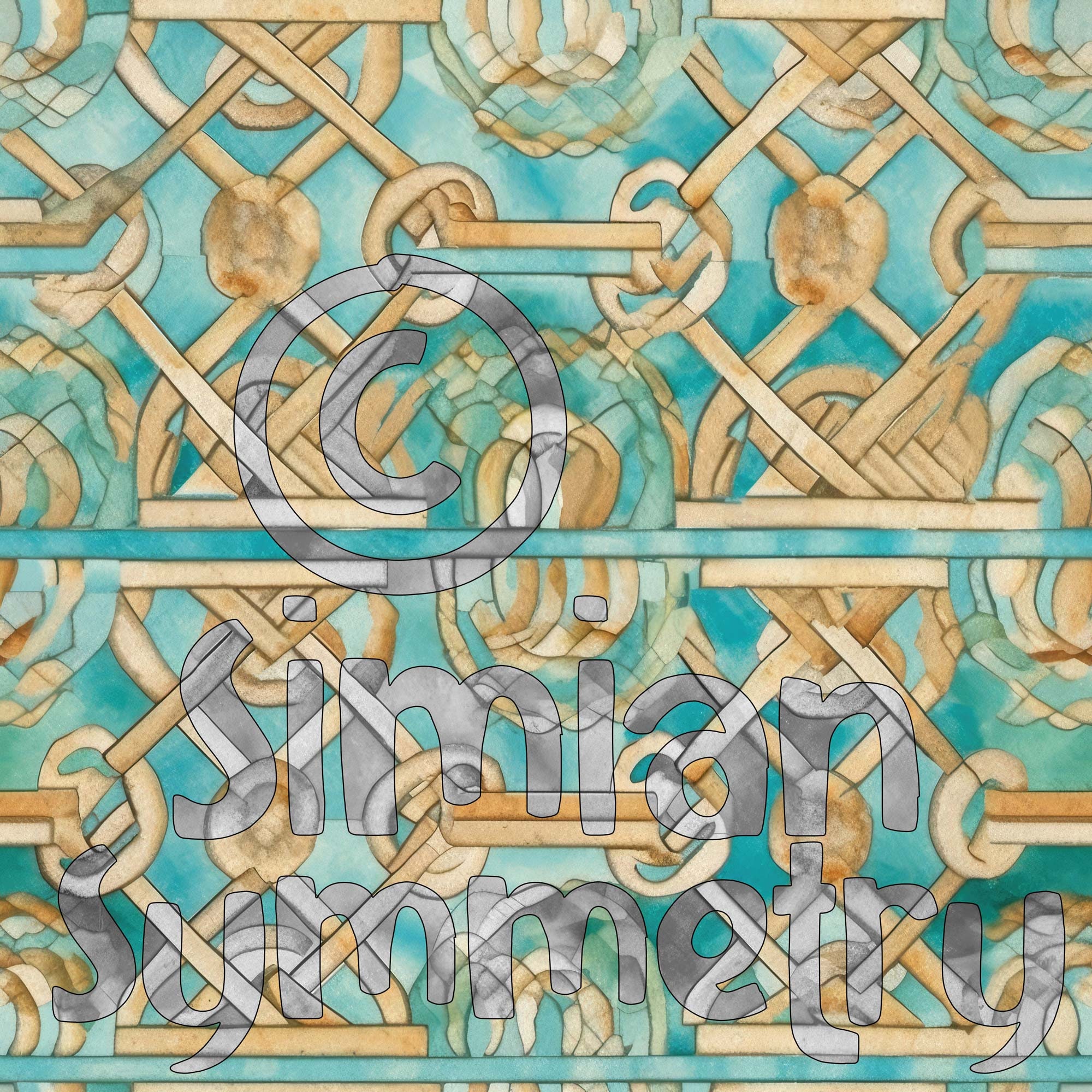 DIGITAL PAPER Roman Mosaic Tile Series 1 Seamless Designs Twelve