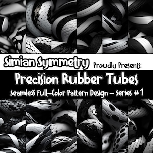 Precisie rubberen buizen | Direct downloaden | Naadloze patronen | Industriële collectie | Naadloos rubberen buispatroonontwerp | Rubberpatroon