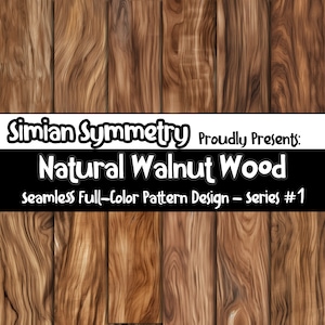 DIGITAL PAPER Walnut Wood Series 1 | Seamless Designs | Twelve Colorful Patterns | Tile Patterns | Instant Download
