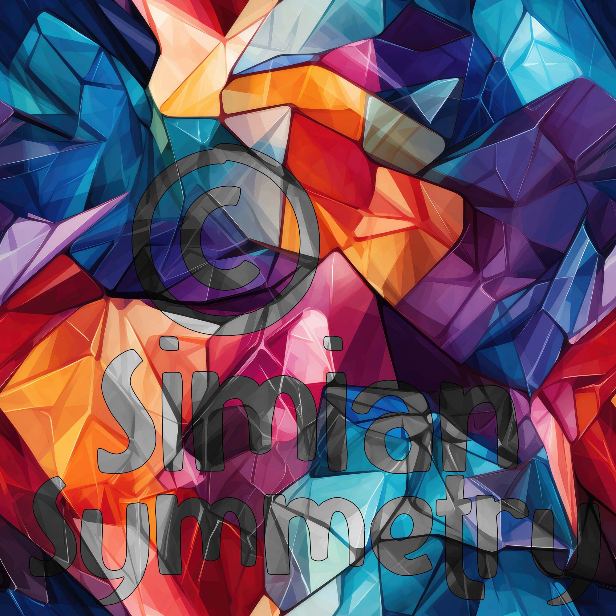 Faceted Colorful Gemstones Digital Paper | Instant Download | Seamless ...