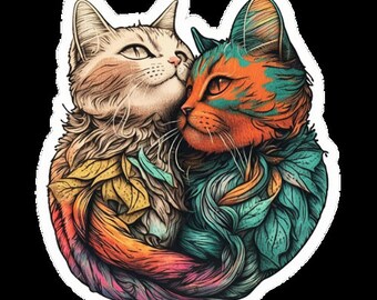 gatos enamorados