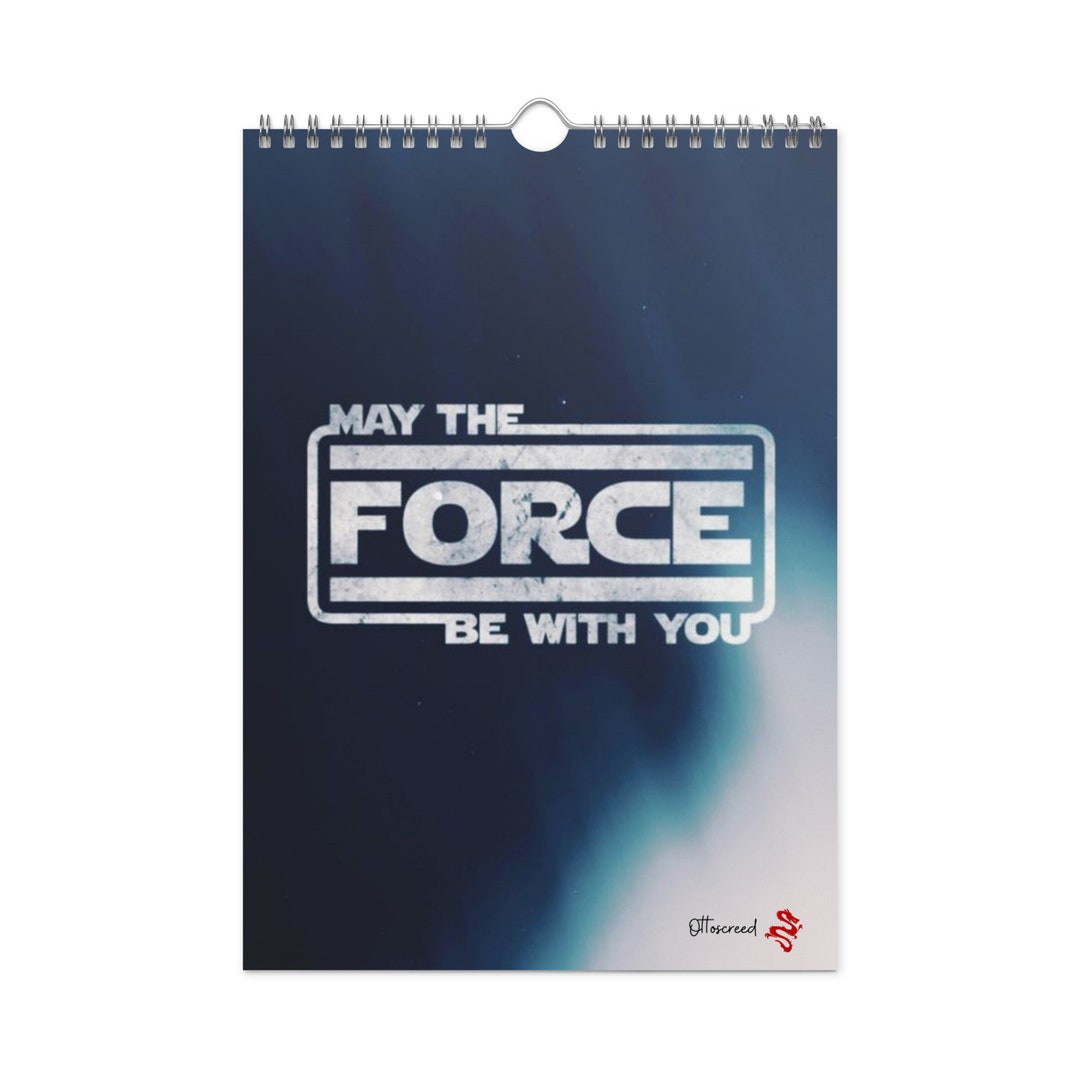 Baby Yoda Star Wars Wall Calendar 2024 Etsy