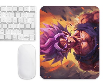 Mousepad Dragon Ball Broly Anime Saiyajin com apoio