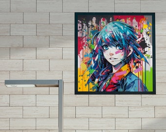 Anime Aura #2, 9100x9100, 300 DPI .png Solo archivo sin producto físico.