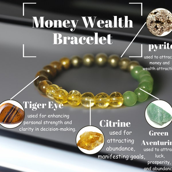 Money Wealth Bracelet | Mothers Day Gift | Gift for Mothers Day Mothers Day Gift | BFF Mothers Day Gift  | Mothers Day Gift From Son