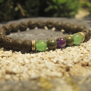 Blood Pressure Control Bracelet | Crystal Healing Bracelet | BP Control | 8mm Natural Bead | Gift For Parents, Girlfriend, Boyfriend.