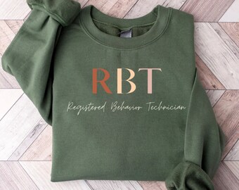 Registered Behavior Technician RBT T-shirt, ABA Therapist Gift, Behavior Specialist Tee, Behavior Analyst Shirt, Shirt for Women