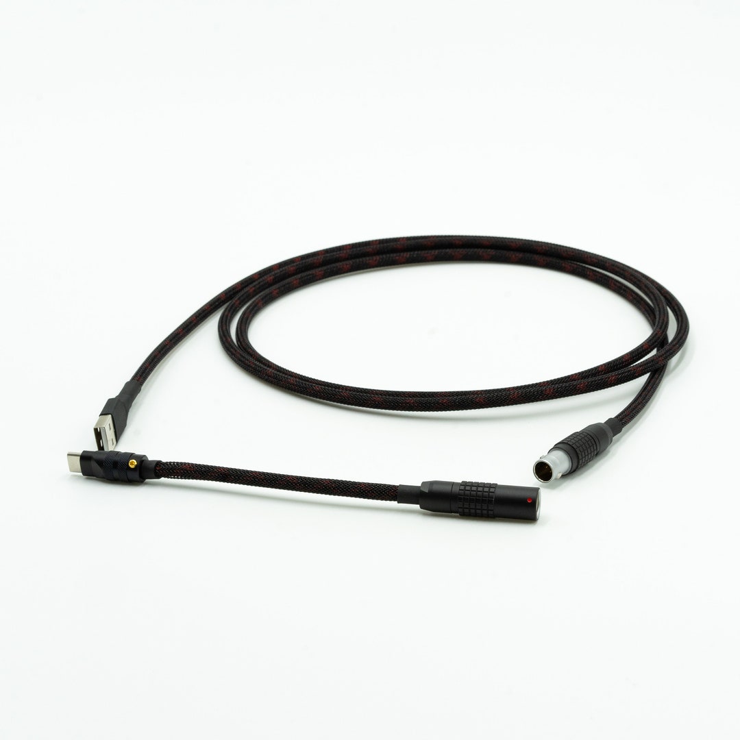Cerakoted Lemo Style Keyboard Cable black/red Etsy