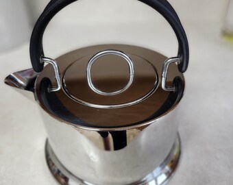 Vintage Bodum Osiris Stovetop Tea Kettle by C Jorgensen Stainless Steel