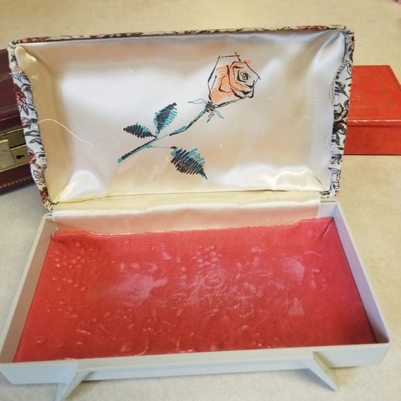 Lot of 3 Vintage Jewelry Boxes with Costume Jewel… - image 2