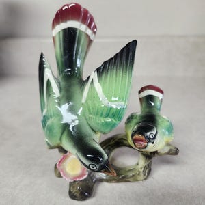 Vintage Norcrest Bird Figurines - Etsy