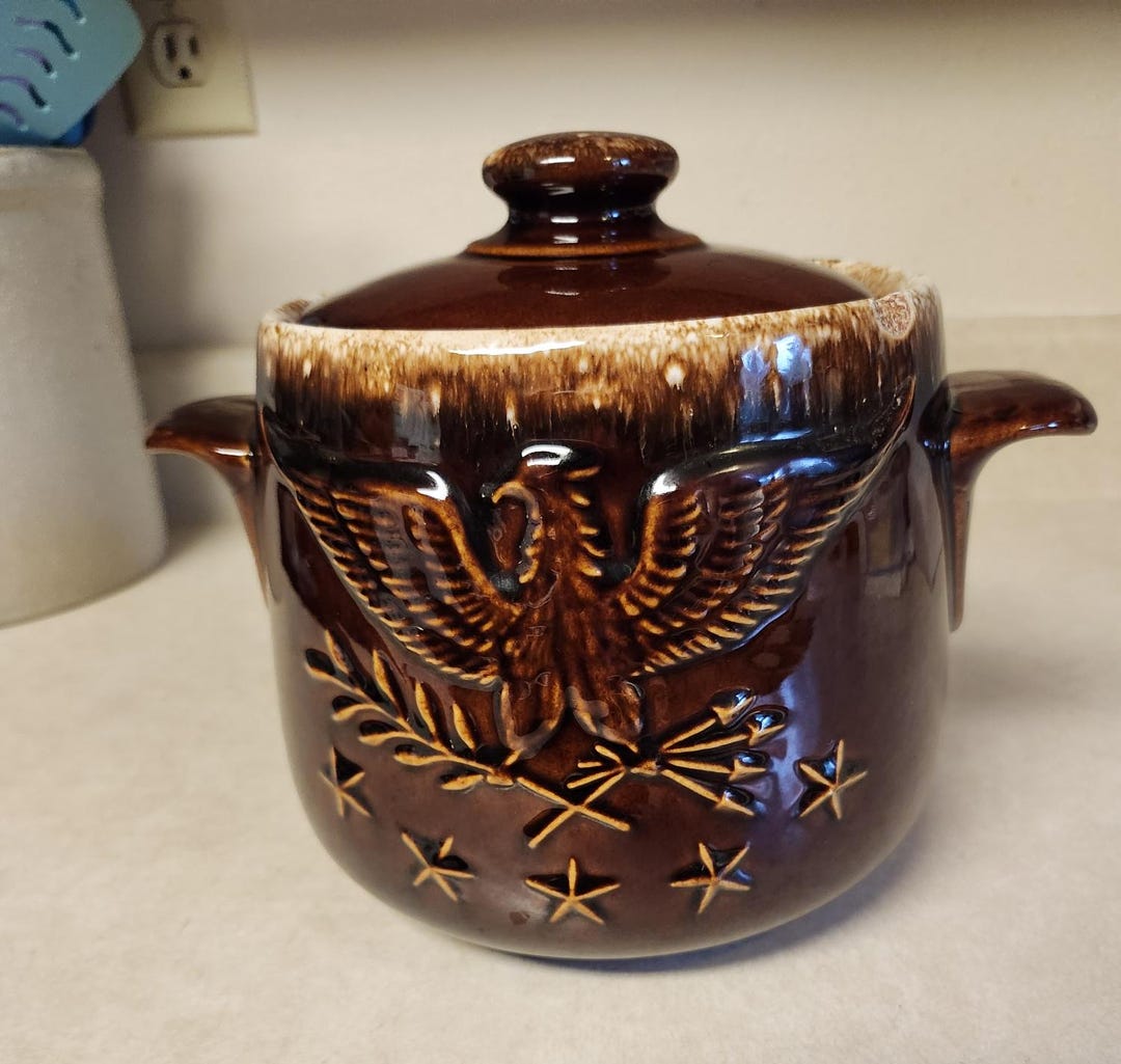 【当店限定販売】 Vintage All Pot Bean Bicentennial Glaze Drip Brown Hull その他