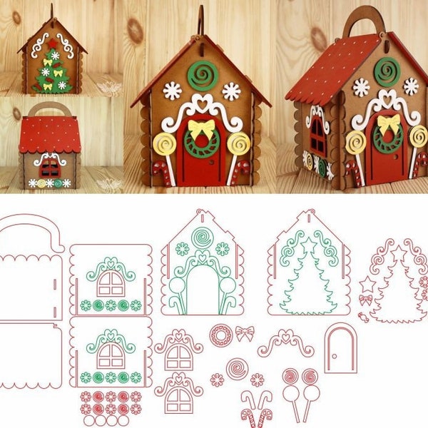 Miniature Gingerbread House Etsy