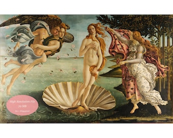 The Birth of Venus - High-Quality File for Large Prints - Graceful Beauty for Your Home