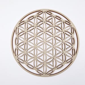 Sacred Geometry Laser SVG File | Flower of Life Wall Decor Vector | Digital Mandala Template