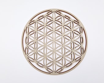 Sacred Geometry Laser SVG File | Flower of Life Wall Decor Vector | Digital Mandala Template