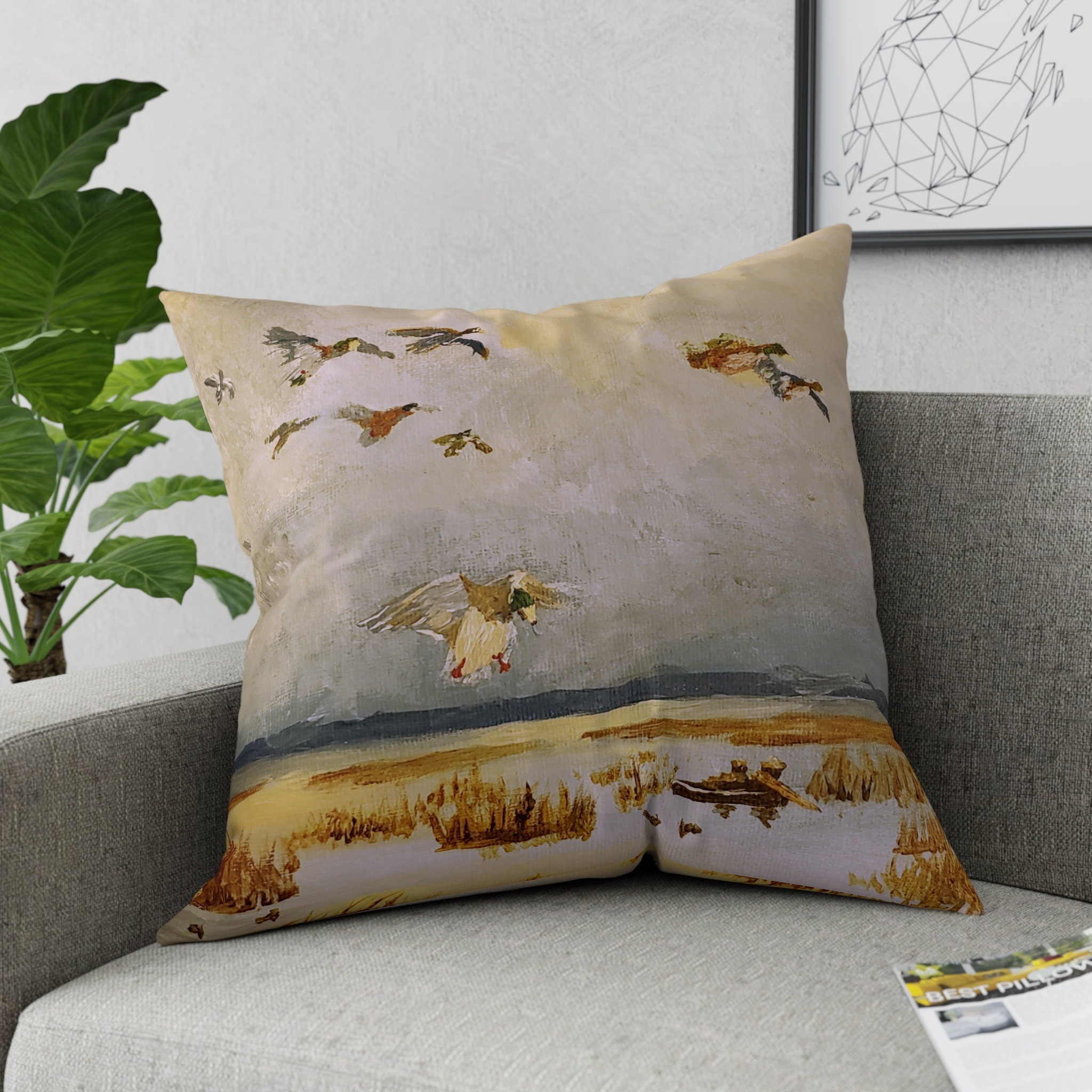 Corrigan Studio® Handmade Luxury Decorative Throw Pillow Cover & Premium  Duck Feather Insert