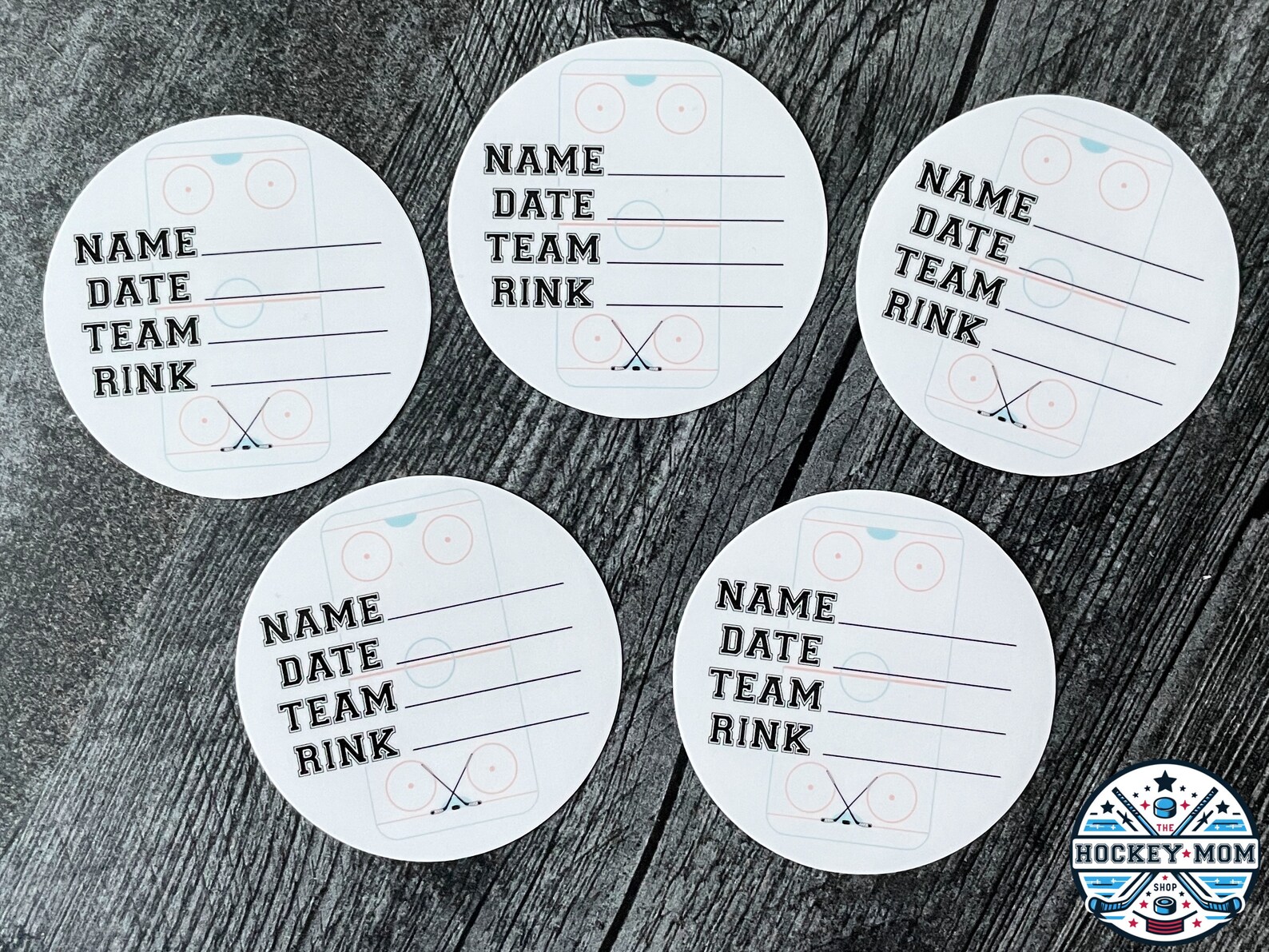 Ice Hockey PUCK INFO Milestone Stickers Vinyl Sticker Pack ...