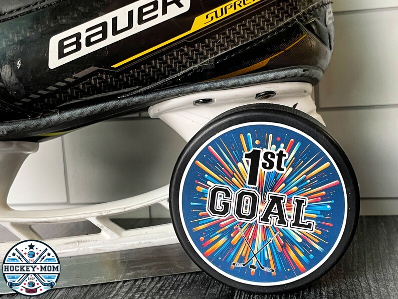 ICE HOCKEY MILESTONE Puck Stickers Vinyl Sticker Pack | Hockey Player ...