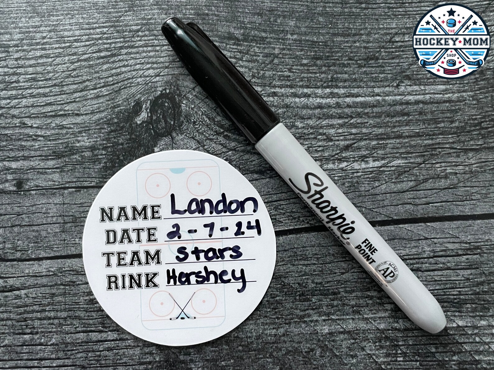 Ice Hockey PUCK INFO Milestone Stickers Vinyl Sticker Pack ...