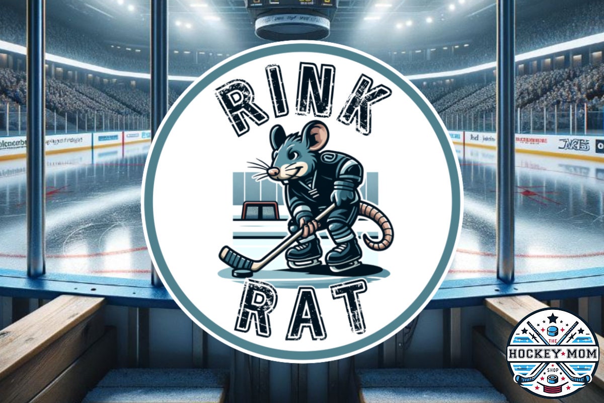 Texas Rink Rats RINK RAT Ice HOCKEY Vinyl Sticker | Player Team Tournament Favors ...