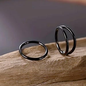 Anneau pour le nez 18 g/16 g Conque Dainty, Tragus, Daith, Piercing Rook/Bague dans le nez/Septum/Anneau du cartilage/Boucle d'oreille